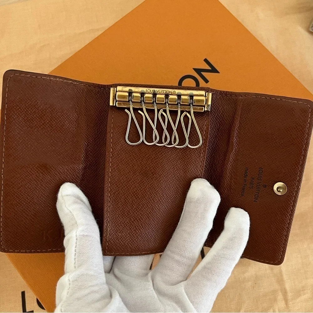 Louis Vuitton Monogram 6 Ring Key Case Circa 2008